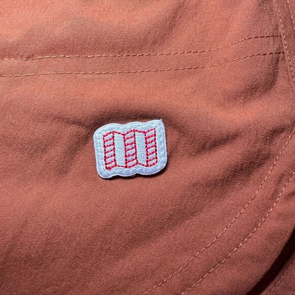 Topo Designs River Shorts Womens Small High Waisted Hiking Outdoor Nylon Brown - Picture 4 of 8